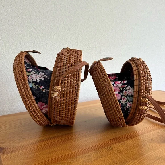 Woven Rattan Bag Set - Picture 2 of 16